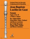 Sonate op. 3 fr Alt-Blockflte (Flte, Oboe, Violine) und Basso continuo, Violonce