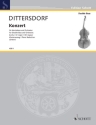 Konzert Es-Dur Krebs 171 fr Kontrabass und Orchester Klavierauszug mit Solostimme