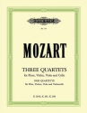 Quartett F-Dur KV370 fr Oboe und Streichtrio,  Stimmen