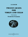 20 Duets for violin and cello 2 scores