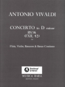 Concerto d-Moll fr Flte, Violine, Fagott und Bc