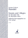 Sonata and allegro for descant solo with alternative settings for trebel SPIEGL, FRITZ, ED