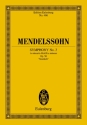 Sinfonie A-Moll Nr.3 op.56 für Orchester Studienpartitur (dt/en)