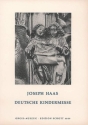 Deutsche Kindermesse op. 108 fr Kinderchor und Orgel Partitur (dt)