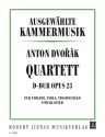 Quartett D-Dur op.23 für Klavier und Streichtrio Stimmen