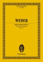 Ouvertüre zu Der Freischütz WEVC.7 für Orchester Studienpartitur