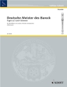 Deutsche Meister des Barock fr 3-4 Blockflten (SAT/SST/SSTB/SATB) Spielpartitur