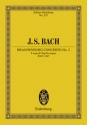 Brandenburgisches Konzert F-Dur Nr.2 BWV1047 fr Flte, Oboe, Trompete, Violine, Streicher und Bc Studienpartitur