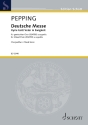 Deutsche Messe fr gemischten Chor (SSATBB) a cappella Chorpartitur