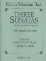 3 Sonatas for violoncello and piano