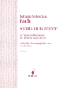 Sonata g minor BWV1020 for viola and piano
