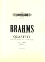 Quartett g-Moll op.25 fr Violine, Viola, Violoncello und Klavier