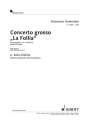 Concerto grosso fr 2 Solo-Violinen, Solo-Violoncello/Kontrabass, Streichorchester und Solostimme - Violine II solo