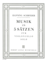 Musik in 5 Stzen fr Violoncello solo