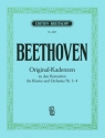 Original-Kadenzen zu den Konzerten Nr.1-4 fr Klavier und Orchester