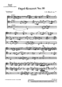 Konzert d-Moll Nr.10 op.7,4 fr Orgel und Orchester Cello / Bass / Fagott