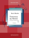 Francesca da Rimini für Sopran und Violine 2 Partituren