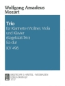 Trio Es-Dur Nr.7 KV498 fr Klarinette (Violine), Viola und Klavier Partitur und 3 Stimmen