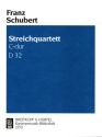 Streichquartett C-Dur Nr.2 D32 fr 2 Violinen, Viola und Violoncello Stimmen