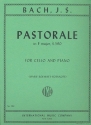 Pastorale F major for cello and piano
