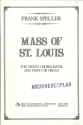 Mass of St. Louis for mixed chorus and piano score