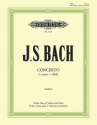 Konzert c-Moll BWV1060 fr Violine, Oboe (Violine) und Klavier
