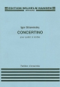 Concertino for string quartet study score