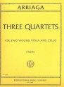3 String Quartets for string quartet parts
