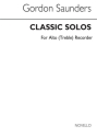 Classical solos for alto or treble recorder