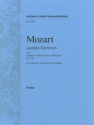 Laudate Dominum aus 'Vesperae solennes de Confessore' C-Dur KV339 fr Sopran, Chor und Orchester Partitur
