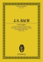 Konzert E-Dur BWV1042 fr Violine und Streicher Studienpartitur