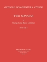 2 Sonaten aus op.4 für Trompete und Bc