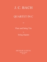 Quartett C-Dur op.8,1 fr Flte, Violine, Viola und Violoncello Stimmen