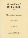 Moments musicaux op.46 fr Violine und Klavier