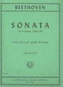 Sonata A major op.69 for cello and piano