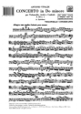 Concerto do minore F.III:1 per violoncello, archi e cembalo parties