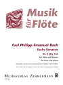 Sonate B-Dur Nr.2 Wq126 fr Flte und Klavier