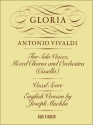 Gloria RV589 for solo voices, mixed chorus and orchestra vocal score (la/en)