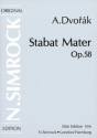 Stabat mater op.58 fr Soli, Chor und Orchester Klavierauszug (la)