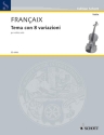 Tema con 8 variazioni fr Violine