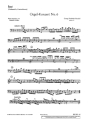 Konzert B-Dur Nr.6 op.4,6 fr Orgel und Orchester Cello / Bass