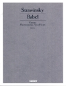 Babel fr Erzhler, Mnnerchor (TTBB) und Orchester Klavierauszug