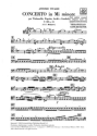 Konzert e-moll fr Cello, Fagott, Streicher, Cembalo F.XII Nr.22 Stimmen