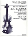 Trio-Cosmos Nr. 5 fr 3 Violinen (solistisch oder chorisch) Spielpartitur