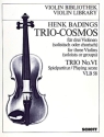 Trio-Cosmos Nr. 6 fr 3 Violinen (solistisch oder chorisch) Spielpartitur