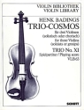 Trio-Cosmos Nr. 11 fr 3 Violinen (solistisch oder chorisch) Spielpartitur