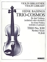 Trio-Cosmos Nr. 13 fr 3 Violinen (solistisch oder chorisch) Partitur und Stimmen