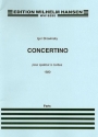 Concertino for string quartet parts