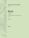 Konzert a-Moll BWV1041 fr Violine, Streicher und Bc Violine 1