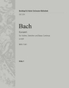 Konzert a-Moll BWV1041 fr Violine, Streicher und Bc Viola